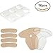 Produktbild High Heel Pads (14 PCS) Chefsessel Ferse fügt rutschsicher Einlegesohlen Pads, Ferse Griff, rutschfeste Schuh Kissen, Ferse Snugs für Frauen, Rückseite der Ferse Kissen – Blister Prävention & verbessern Schuhe zu groß