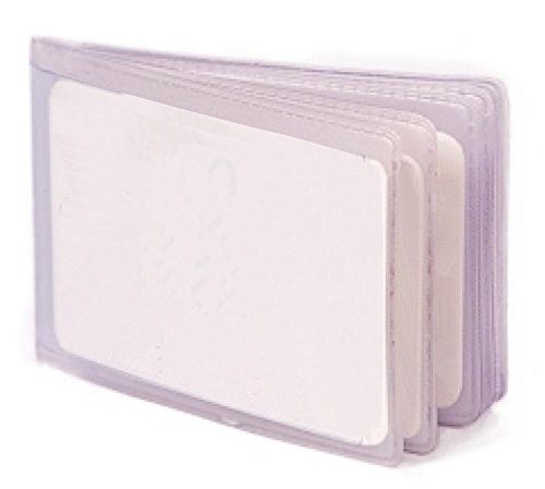 Replacement Plastic Credit Card Purse / Wallet Insert Sleeves (1 x 10 Card Landscape)