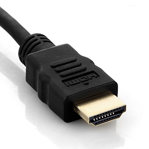 HDMI auf VGA, Swees HDMI auf VGA Kabel Adapter Konverter | Full HD bis zu 1080p / HDTV Unterstützung | für PC, Apple TV, DVD Player, Macbook, Laptop, Ultrabook, oder anderen HDMI Eingang Geräte – Schwarz - 4