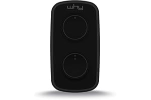 WHY EVO New mini intense black nero telecomando universale cancello rolling code, radiocomando multifrequenza apricancello 4 tasti