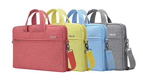 Asus EOS Tasche (bis zu 12 Zoll, gepolstert, viele Taschen und Fächer, für Notebook) hellblau - 5