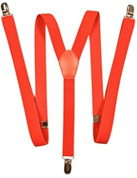 Hosenträger mit 3 Clips - Modell 'Skinny' 2cm