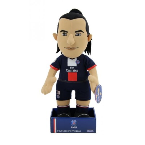 Preisvergleich Produktbild Zlatan Ibrahimovic Poupluche (Plüschfigur) 37 cm - PSG Trikot Home