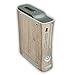 Produktbild atFoliX Skin kompatibel mit Microsoft Xbox 360, Designfolie Sticker (FX-Wood-Bleached-Oak), Holz-Struktur / Holz-Folie
