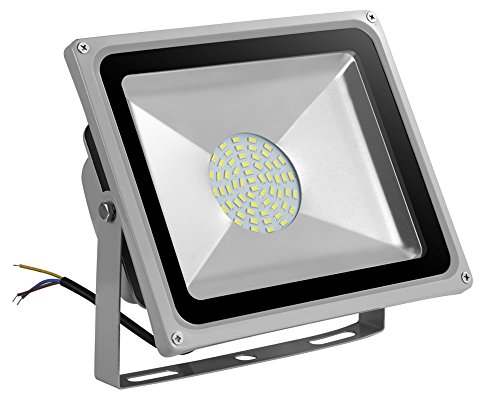 Leetop 4 X 50W Blanco Frio Luz Proyector LED Foco Proyector, IP65 Impermeable Resistencia