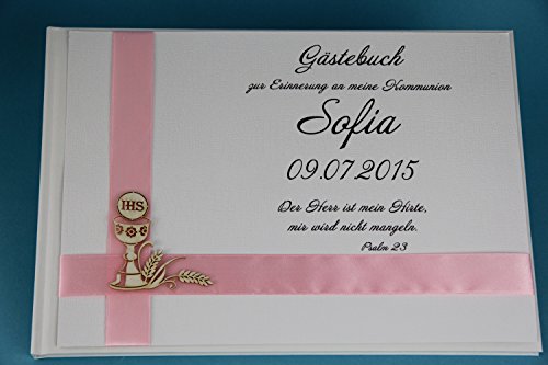 Hardcover-Gästebuch, Konfirmation, Kommunion, Jugendweihe, Erinnerung Nr. 42