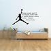 Price comparison product image Wall Sticker Mural Decal Quote Michael Jordan Jordan Motivational Wall Decals