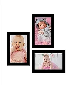 Shri Nath Creations Wall Photo Frame for Living Room, Bedroom Family Memories Wall Photo Frame || (3 Units of 4X6)