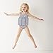 Splash About Kids Float Suit with Adjustable Buoyancy - Navy/White Stripe, 2-4 Years