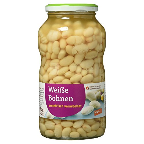 Preisvergleich Produktbild Tegut Weiße Bohnen, 425 g