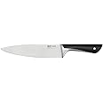 Tefal Jamie Oliver Chef Knife, 20cm – German Stainless Steel, Sharp Blade, Precision Cutting, Comfortable Handle, Black – K2670155