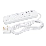 PowerMaster 341158 Switched Extension Lead 4-Gang 2m