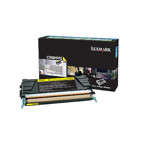 Preisvergleich Produktbild Lexmark C748H1YG Toner Cartridge, gelb
