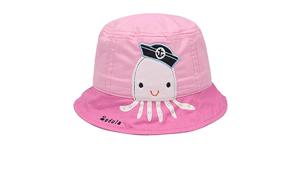 Bob De Seoleil Anti Uv Coton Pour Bebe Fille 12 24 Mois Tout De Tete 50cm Chapeau De Plage Voyage Imprime Pieuvre Rose Amazon Fr Vetements Et Accessoires
