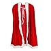 Produktbild Happyyami Christmas Santa Claus Robe Hooded Cloak Mrs Santa Claus Hooded Cape Christmas Robe Costume (With Hood 100cm)