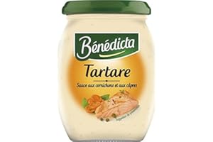 BENEDICTA Bénédicta Tartare Sauce au Cornichons et aux Câpres 260g (lot de 6)