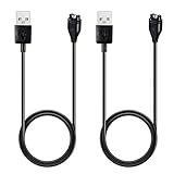 100 nuevo y de alta calidad EEEKit Cable de Cargador USB, Cable de Carga de reemplazo para Garmin Fenix 5 / 5S / 5X Vivoactive 3 Vivosport (Paquete de 2)