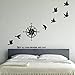 Produktbild lanlanhone-127 Art Design Home Decoration Vinyl Kompass Wandaufkleber Abnehmbare Bunte Haus Dekor PVC Segeln GPS Aufkleber In Familienzimmern