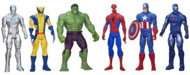 Marvel Universe Titan Hero Series Super Hero Collection Wolverine Ironman Hulk Spiderman Capt America Ironman