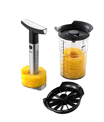 GEFU GE13550 Professional Plus Coupe-Ananas Plastique Inox 13,3 x 11 x 27,2 cm