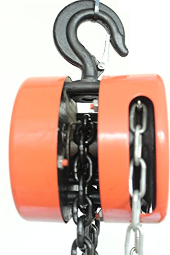 Profi Hand Kettenzug 1000 kg 3 m Flaschenzug Hebezug Seilzug Kran 1t - 2