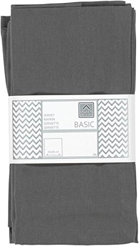 Dutch Decor Napkin Gent 6 dark grey