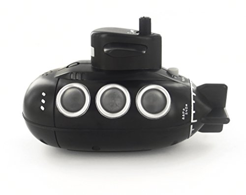 Radio in Form eines U-Boots für Dusche oder Pool, Farbe: Schwarz
