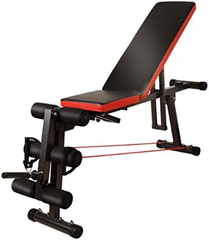 LYCHYYY Home multi-function dumbbell bench, abdominal board, sit-ups, adjustable bench press, fitness equipment