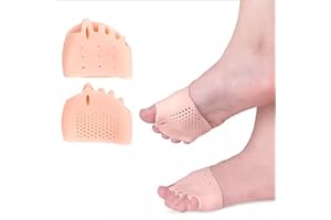 SAGASAVE Almohadillas de silicona para metatarsal, 6 unidades, almohadillas para el talón para zapatos para metatarsalgia, neuroma de Morton, almohadillas para neuroma de Morton, atrofia, ardor, aliviar el