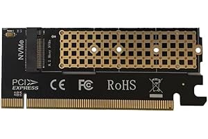 Valuegist PCIe Adapter for M.2 NVMe Mkey, PCI-e 4.0 X4 Card Supports NGFF M2 M-Key SSD of Length 2280,2260,2242,2230, PCIe NVMe Adapter
