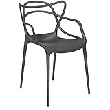 Kartell Masters, Set 2 sedie, Impilabile, Leggero, Nero