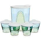 Tupperware Eleganzia Pitcher and Tumbler Set, 5-Pieces (184)