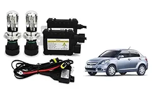 RS Enterprises Cars Maruti Suzuki Swift Dzire 2015 H4 - HID Conversion Light Kit ( 2 HID Light , 2 Blaster , Wiring ) Vehicle HID Kit for Car Headlight
