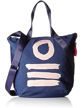 Oilily Damen Fun Nylon Shopper Lvz Henkeltasche, Blau (Dark Blue), 10 x 38 x 32 cm