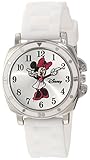 Disney Kids' MN1064 Minnie Mouse Watch with White Rubber Band