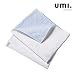 Produktbild Umi. Essentials Doppelpack Wasserdichte Saugvlies Matratzenauflage, 70 x 90 cm, Generation, Weiß