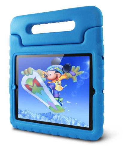 Lavolta Eva Ständer Kinder Case Stoßfest Schutzhülle für Apple iPad 2 3 4 Neu Retina Tablet PC – Blau - 4