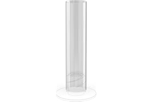 höfats Verre de rechange SPIN 120 | 1200 - Pièce de rechange pour feu de table SPIN 120 et SPIN 1200, torche, feu suspendu, cheminée de table - Cylindre en verre borosilicate résistant à la chaleur