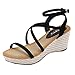 Produktbild S&H-NEEDRA Mode Frauen Sandalen Sommer Schuhe Bandage Wedges Mädchen Römersandalen