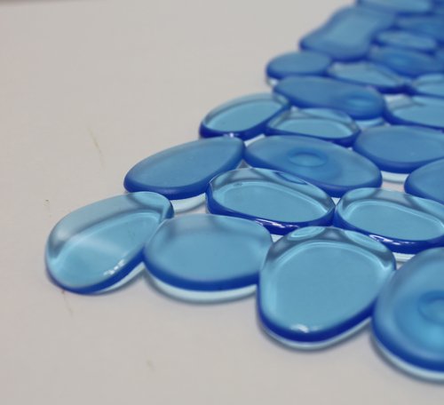 Anti Rutschmatte Wanneneinlage, Anti Rutsch Bade Wanne Dusche Boden Matte blau - 4