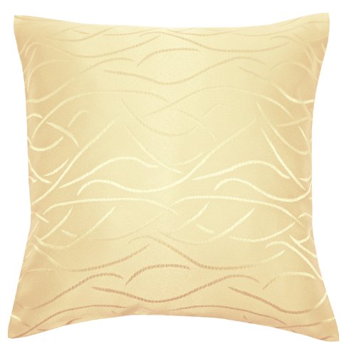 Silvia Damask Square Cushion Cover 40 x 40 cm Selection of Colours cream