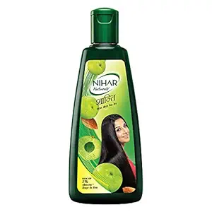 Nihar Shanti Amla and Badam Hair Oil, for Stronger Hair,500 ml