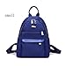 Produktbild NBAG Frauen Wasserdichte Nylon Tuch Größe Umhängetasche Praktische Kopfhörer Halter Sport Lässige Mode Wilden Rucksack Umhängetasche,Blue