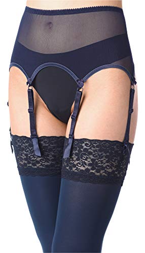 Preisvergleich Produktbild Merry Style Damen Strumpfgürtel MS10191GA (Marine, XL (Herstellergröße: 42))