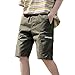 Produktbild Karinao Herren Cargo Shorts Kurze Hose Bermuda Short Sommer Cargoshort Cargohose(S,Armeegrün)
