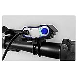 EINFACHSTE MONTAGE: Einfaches Anbringen der Leuchten mit Einschiebeschlitten und elastischem Silikonband an Fährrädern aller Art / Fester & zuverlässiger Halt auch auf unbefestigten Straßen