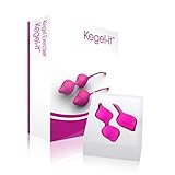 Kegel-it Pelvic Floor Toner - Kegel Balls Pelvic Muscle Trainer Exerciser Ben Wa Balls Kit - Improve Bladder Control & Incontinence Problems (Pink)