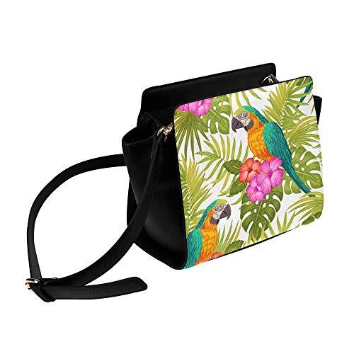 Preisvergleich Produktbild Rtosd Papagei bunte flügel fether mode umhängetasche umhängetaschen reisetaschen seesack umhängetaschen gepäck veranstalter für dame mädchen damen arbeiten einkaufen im freien