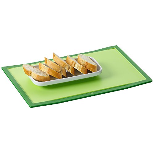 WMF Schneidebrett Tranchierbrett Touch grün 32 x 20 cm rechteckig aus Kunsstoff Saftrillen spülmaschinengeeignet leichte Reinigung hygienisch klingenschonend geschmacksneutral - 3