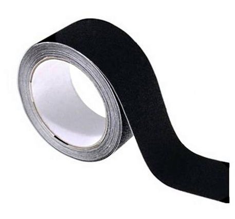 Robustes Antirutsch Klebeband bzw. Grip Tape in schwarz, L 5m : B 5 cm - 2